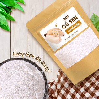 Bột củ sen 100g, nguyên chất, thơm mịn, bột ngũ cốc nhà làm, thơm ngon - Lãn Ông