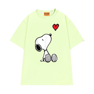 Áo Thun Hoạt Hình Vui Nhộn Snoopy Peanuts NGỐ TEE Form Unisex Rộng Rãi Thoáng Mát