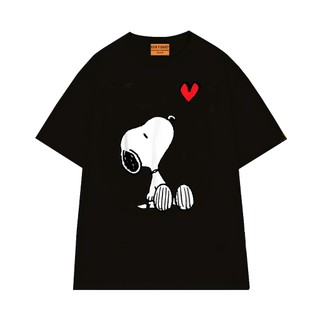 Áo Thun Hoạt Hình Vui Nhộn Snoopy Peanuts NGỐ TEE Form Unisex Rộng Rãi Thoáng Mát