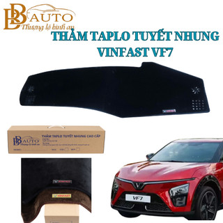 Thảm Taplo VINFAST VF7- Chất liệu tuyết nhung mịn chống nắng, chống nóng, bảo vệ taplo mọi thời tiết