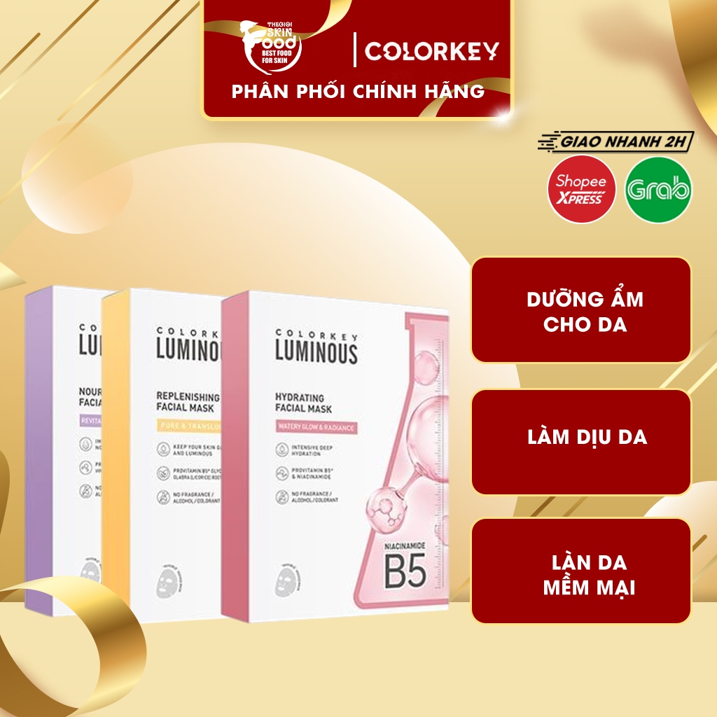 [Hộp 10 miếng] Mặt Nạ Giấy Dưỡng Ẩm, Làm Dịu Da, Hỗ Trợ Dưỡng Sáng ...