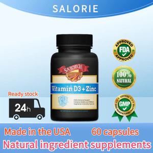Vitamin D3 kết hợp với Kẽm Hỗ trợ chức năng hệ miễn dịch Tăng khả năng chống bệnh tự nhiên 60 viên