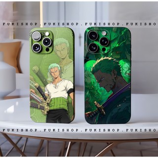 Miếng dán Skin Mặt lưng Sau full viền Zoro Dành Cho 16 pro max 15 pro max 14 pro max 13 pro max 12 pro max 11 pro max