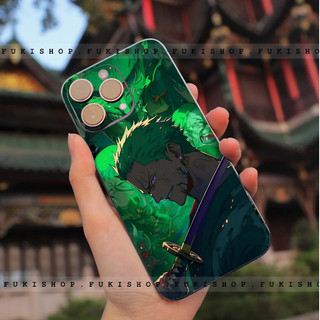 Miếng dán Skin Mặt lưng Sau full viền Zoro Dành Cho 16 pro max 15 pro max 14 pro max 13 pro max 12 pro max 11 pro max