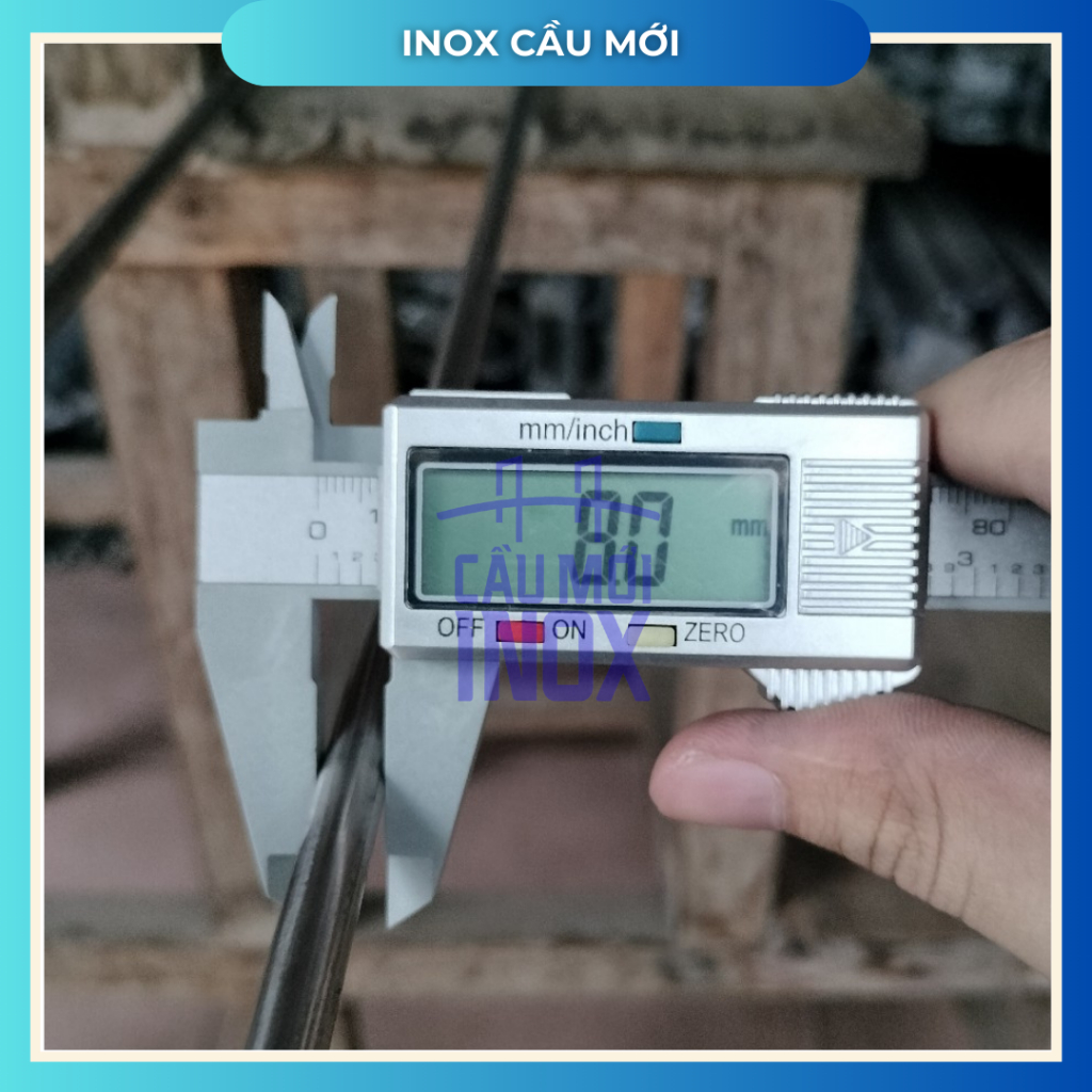 Combo 2 cây, combo 3 cây, trục tròn đặc inox 304 phi 8, 10mm - chiều dài 0.5m/1m/1.2m/1.5m