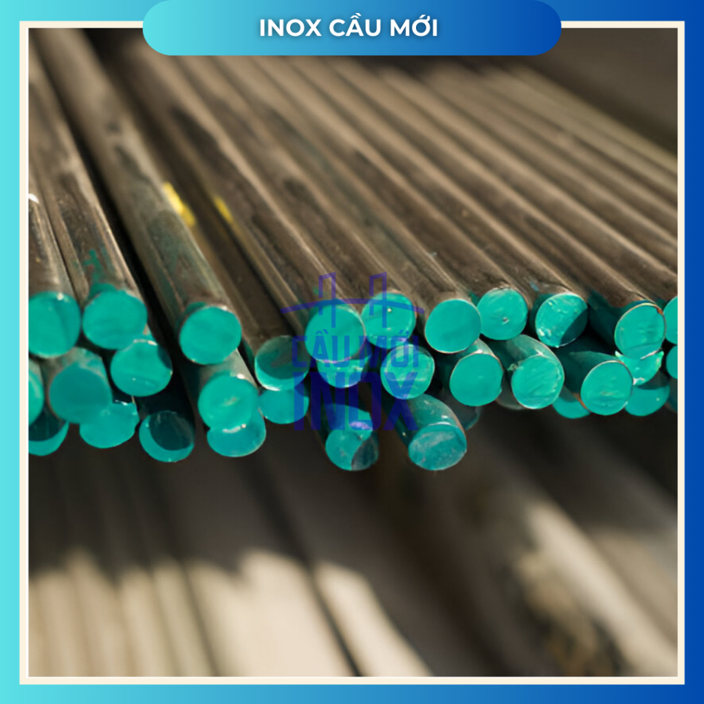 Combo 2 cây, combo 3 cây, trục tròn đặc inox 304 phi 8, 10mm - chiều dài 0.5m/1m/1.2m/1.5m