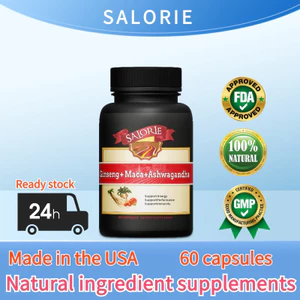 Nhân sâm + Maca + Cà tím Nam Phi Tăng cường thể lực và sức sống Tăng cường hệ miễn dịch 60 viên