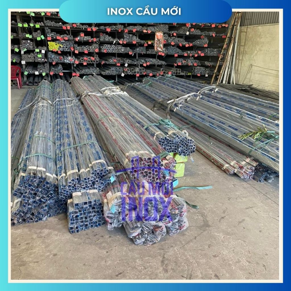 Hộp inox vuông 304, kích thước 15x15mm, Độ dày 1.0mm/1.2 mm, Dài 1m/1m2/1m5, chất lượng nhà máy