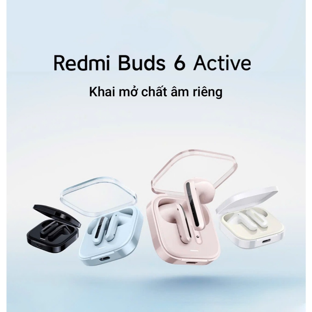 Ảnh Tai Nghe Bluetooth Xiaomi Redmi Buds 6 Active / Giảm Tiếng Ồn / Pin 30h /  Bảo Hành 12Tháng (Không kèm sạc) 3