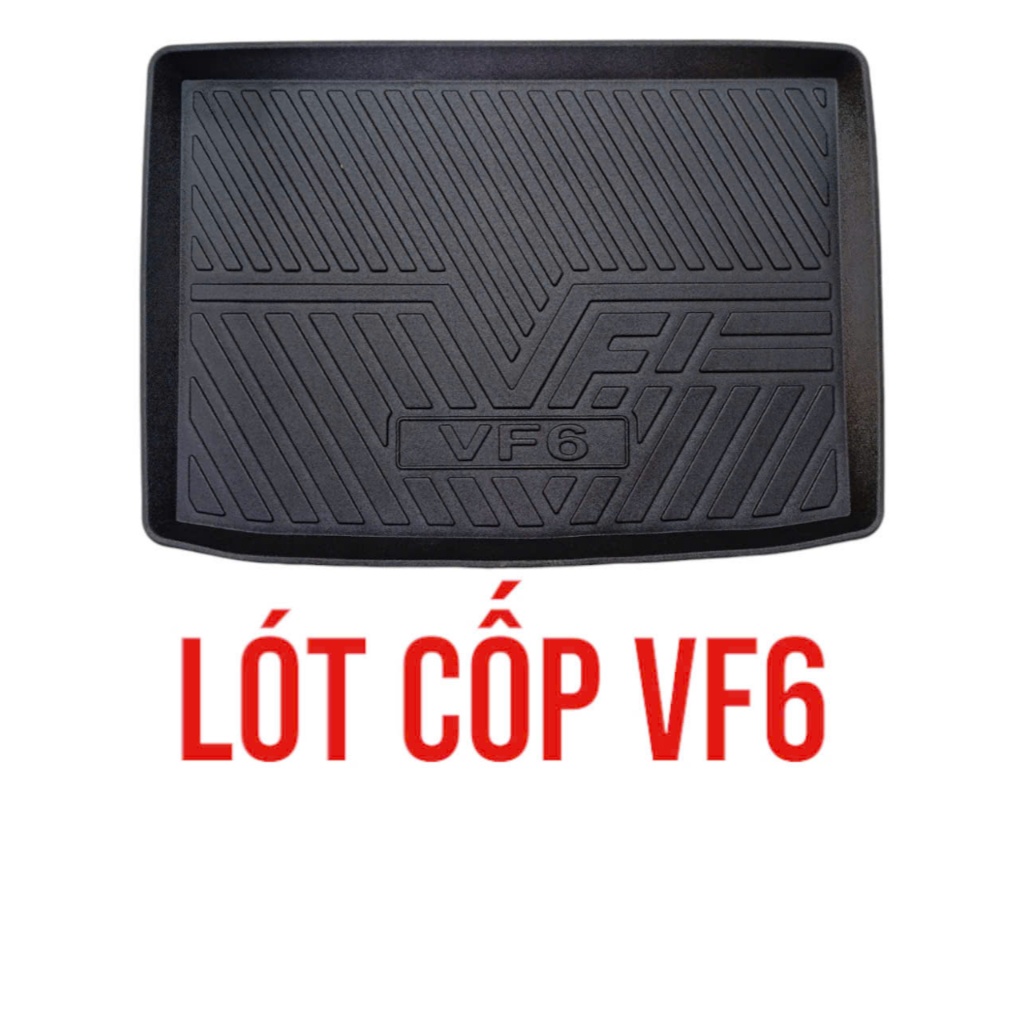 Lót cốp nhựa xe Vinfast VF6, Khay lót côp nhựa chống nước, nhựa dẻo TPO bền bỉ