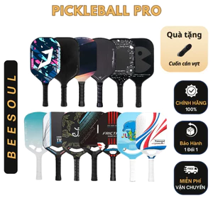 Vợt Pickleball Carbon T700 Jusain chính hãng, vợt pickleball T700 pro mặt nhám lõi tổ ong cao cấp