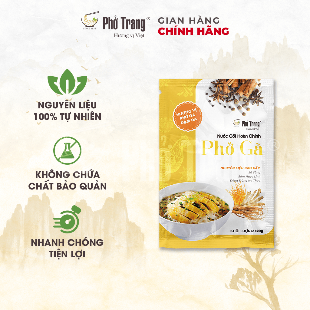 Nước cốt Phở Gà, nước dùng phở gà chuẩn vị từ nguyên liệu hảo hạng Phở ...