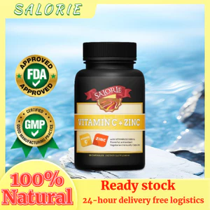 Vitamin C + Kẽm Tăng cường phản ứng miễn dịch Cải thiện vẻ ngoài làn da và sức khỏe tổng thể 60 viên