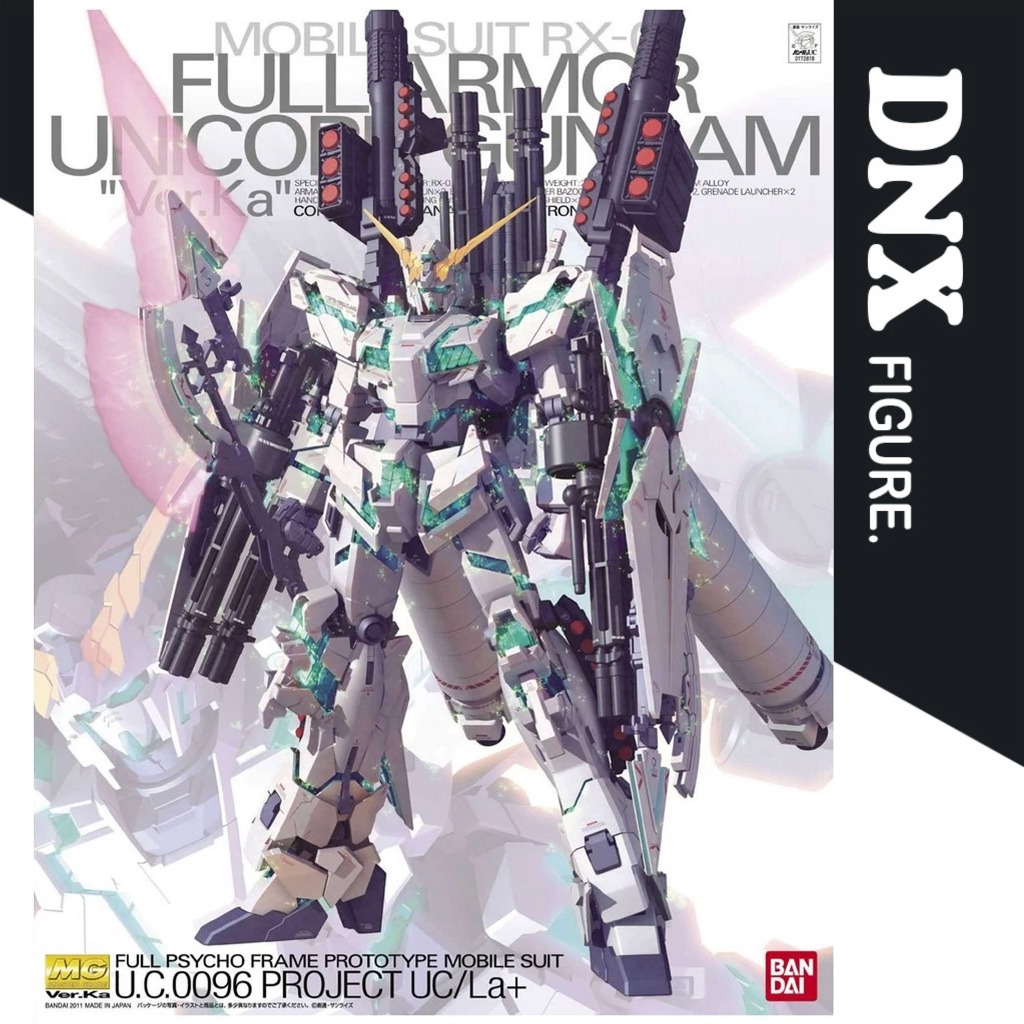Mô Hình Lắp Ráp Gundam MG Full Armor Unicorn ver.Ka (New Seal)