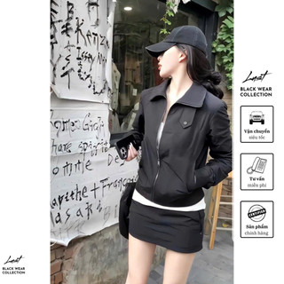 Set áo khoác kaki và chân váy ngắn phong cách LUST chất liệu dày dặn TT247