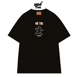 Áo Thun Unisex Form Rộng Local Brand NGỐ TEE Vô Tri, Áo Thun Hài Hước Cho Giới Trẻ Cotton 75 Mềm Mịn