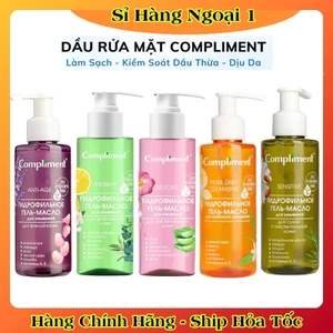 Dầu rửa mặt Compliment No Problem không làm khô da giảm mụn cho da dầu nhạy cảm 150ml