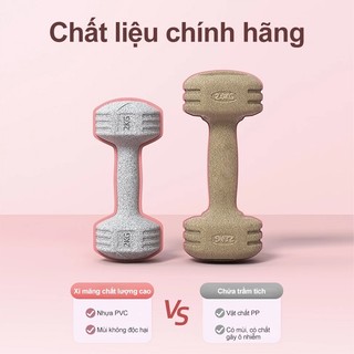 OOKAS Quả Tạ Tay bọc cao su tập thể dục tại nhà1kg/2kg/3kg thể,Nữ Chuyên Thể Dụ,thương Yoga Pilates