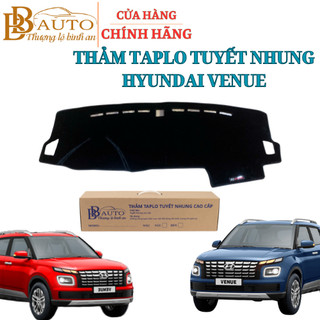 Thảm Taplo HYUNDAI VENUE - Chất liệu tuyết nhung mịn cao cấp chống nóng, chống nắng, bảo vệ taplo