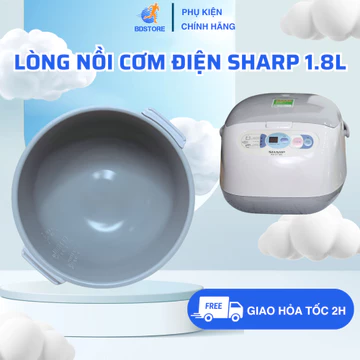 Lòng Nồi Cơm Điện Ruột Nồi Cơm Điện Tương Thích Nồi Cơm Điện SHARP KS-ZT18V, KS-ZA181V,... Phù Hợp Đa Dạng Nồi