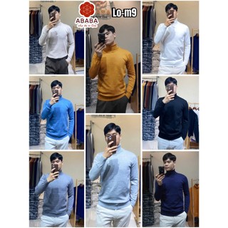 Áo len nam cổ lọ ABABA Menswear phong cách hàn quốc nhiều màu len mềm - M L XL XXL -LO-m9