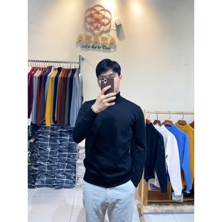 Áo len nam cổ lọ ABABA Menswear phong cách hàn quốc nhiều màu len mềm - M L XL XXL -LO-m9