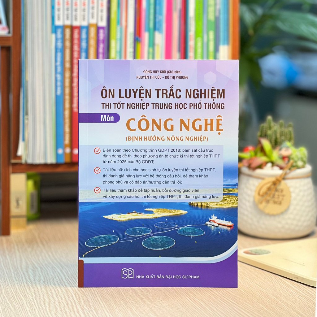 Ảnh Sách - Ôn luyện trắc nghiệm thi tốt nghiệp trung học phổ thông môn Công nghệ (Nông nghiệp) 1