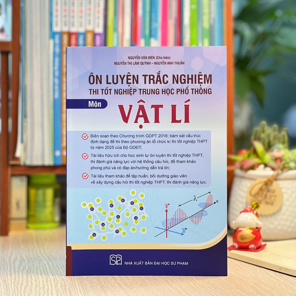 Ảnh Sách - Ôn luyện trắc nghiệm thi tốt nghiệp trung học phổ thông môn Vật lí 1