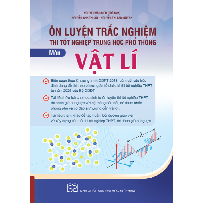 Ảnh Sách - Ôn luyện trắc nghiệm thi tốt nghiệp trung học phổ thông môn Vật lí 2