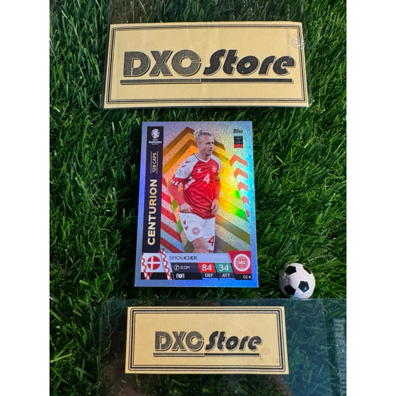 Topps Euro 2024 Sticker Dänemark 3x - DEN P1, DEN 6, DEN 16 (Gebraucht