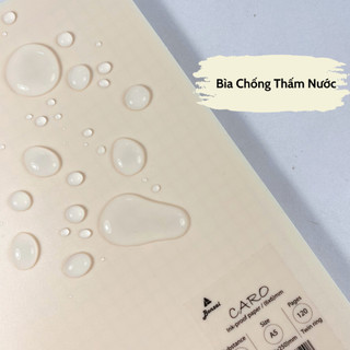 Vở còng nhựa 2 đầu BONZAI bìa trơn pastel size A5 B5 giấy Fort Nhật Bản 100GSM/120 Trang