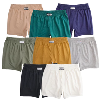 Quần Đùi Thun Màu Trơn AmericanStyle Boxer Nam Chất Vải Cotton Thấm Hút Mát Mẻ Mặc Dễ Chịu