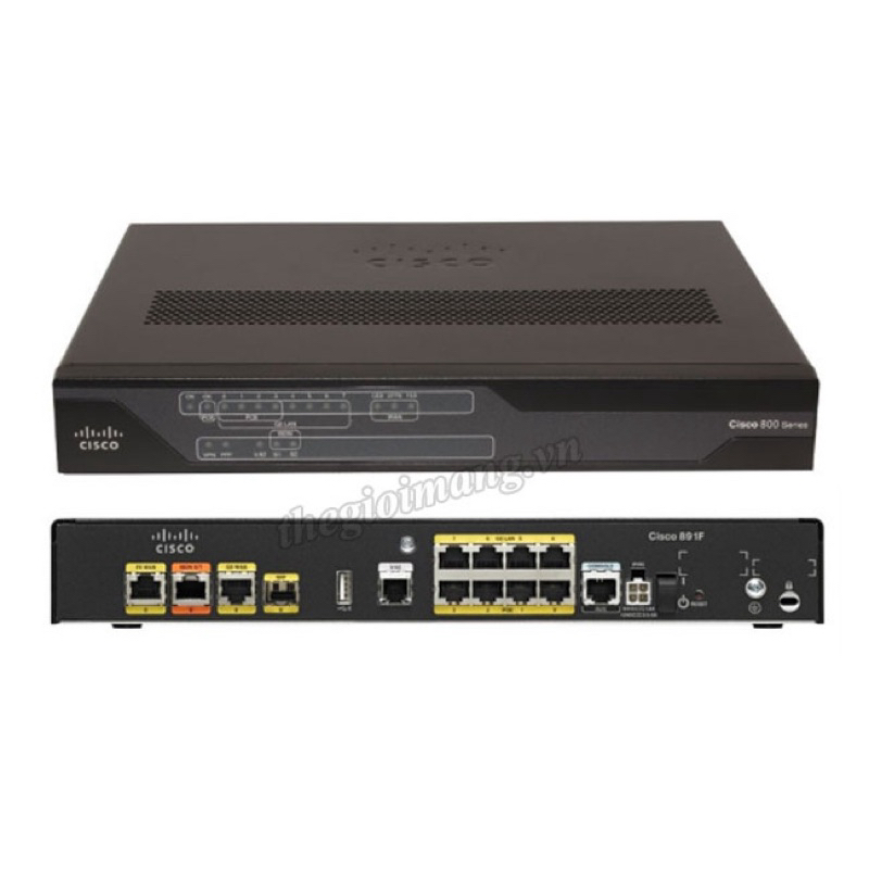 Thiết bị mạng C891F-K9 Cisco 891F Gigabit Ethernet security router with ...