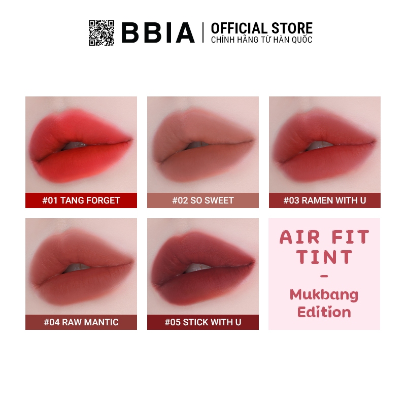 Ảnh Son tint lì Bbia Air Fit Tint (4g) 2