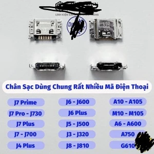 set 5c Chân Sạc Samsung J7 Prime / J730 / J5 / J320 / J7Pro / A6 / J810 / A750 / J7 Plus - Chính Hãng thợ