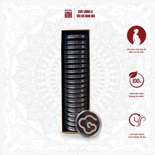 Trầm vân mây thượng hạng nguyên chất thơm dịu ngọt lưu hương rất lâu, hộp mica tiện lợi 8 và 20 vân