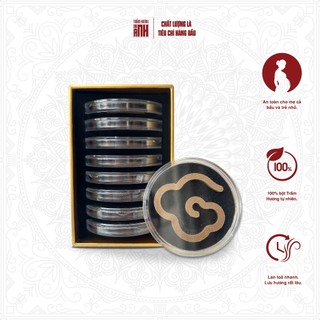 Trầm vân mây thượng hạng nguyên chất thơm dịu ngọt lưu hương rất lâu, hộp mica tiện lợi 8 và 20 vân