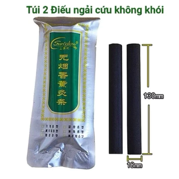 [CHÍNH HÃNG] Gói 2 que hương ngải cứu không khói cao cấp - Nhang ngải cứu không khói -Điếu ngải an toàn, hiệu quả