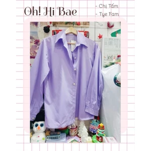 Áo sơ mi tay dài nút đá