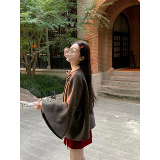 Le rouge | Áo khoác dạ Fu Lei Fragrance tay lá sen tiểu thư