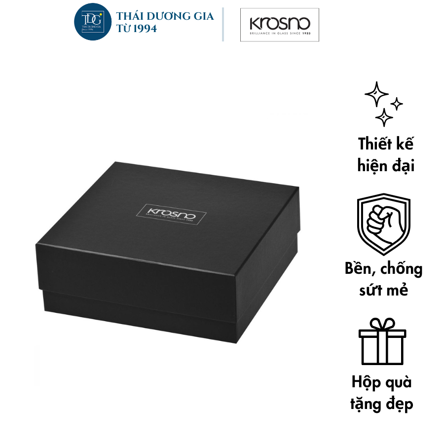 Bộ cốc bình rượu CARO 1 Bình rượu 750ml và 6 cốc 280ml Ba Lan Krosno-794297