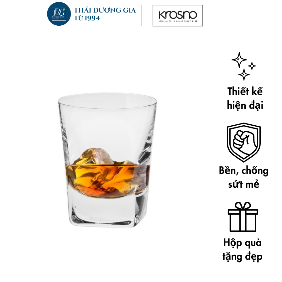 Bộ cốc bình rượu CARO 1 Bình rượu 750ml và 6 cốc 280ml Ba Lan Krosno-794297
