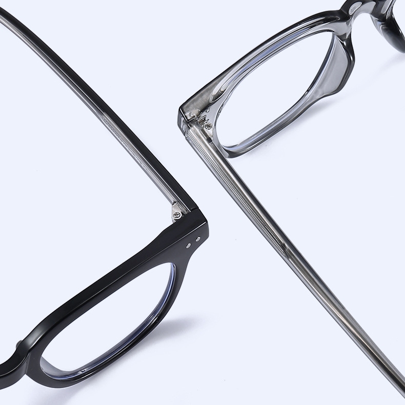 Ảnh Gọng kính cận thời trang nam nữ ANDU EYEWEAR dáng vuông chống tia UV cốt kim loại 17180 3