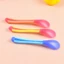Thìa Silicon Báo Nóng, Muỗng Silicon loại tốt Mềm Cho Bé Ăn Dặm Giúp Bé Ăn Ngoan, Ngon Miệng
