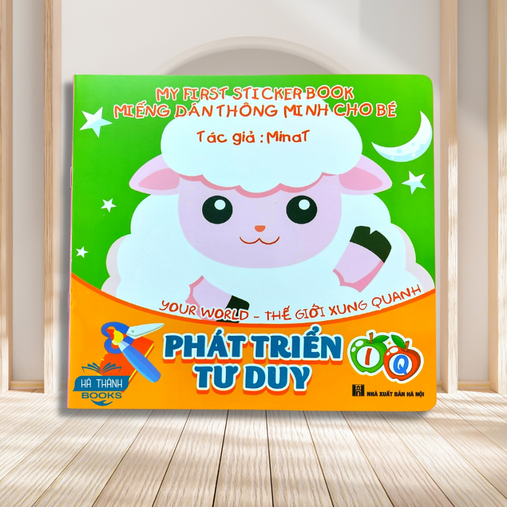 Sách Miếng Bóc Dán Thông Minh (Bộ 6 Cuốn Stickers Thần Kỳ Cho Bé Từ 2 - 6 Tuổi)