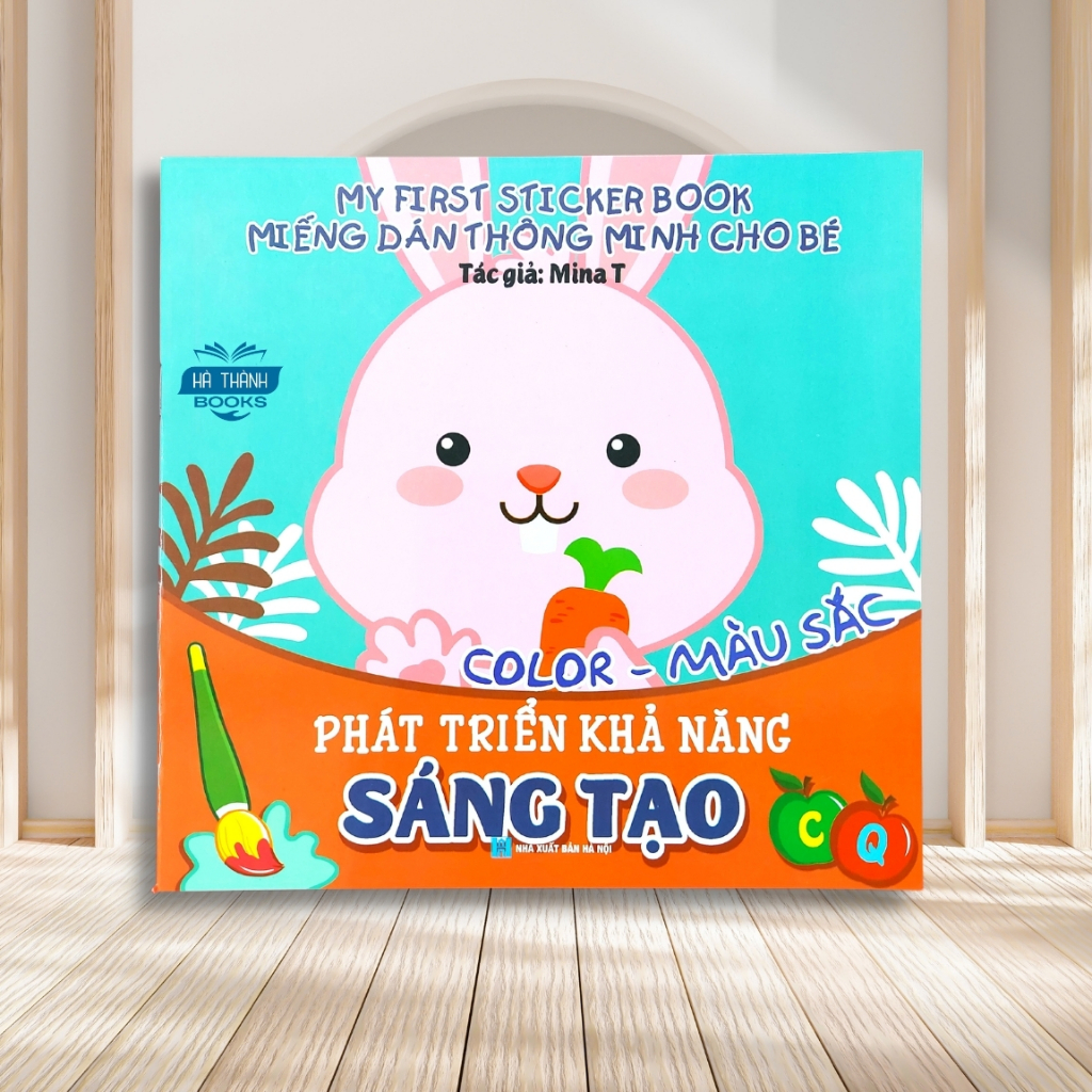 Sách Miếng Bóc Dán Thông Minh (Bộ 6 Cuốn Stickers Thần Kỳ Cho Bé Từ 2 - 6 Tuổi)