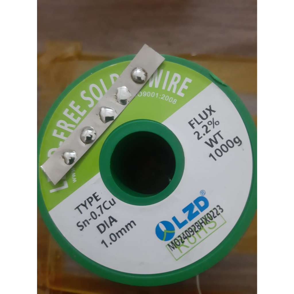 Thiếc hàn không chì 99.3Sn 0.7Cu siêu nhẹ lửa, không độc hại, điểm