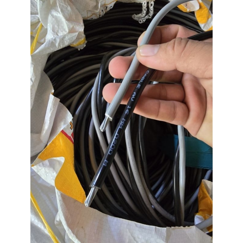 dây điện nhôm đôi 2x16, 2x25, 2x35 dây cáp nhôm duplex 7 tim 2pha 12,16 ...