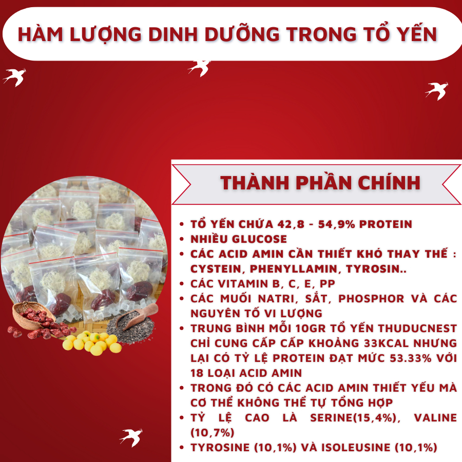 Set Yến Baby Dùng Thử Cho Bé Kèm Táo , Đường , Long Nhãn - Yến Sào Phạm Gia