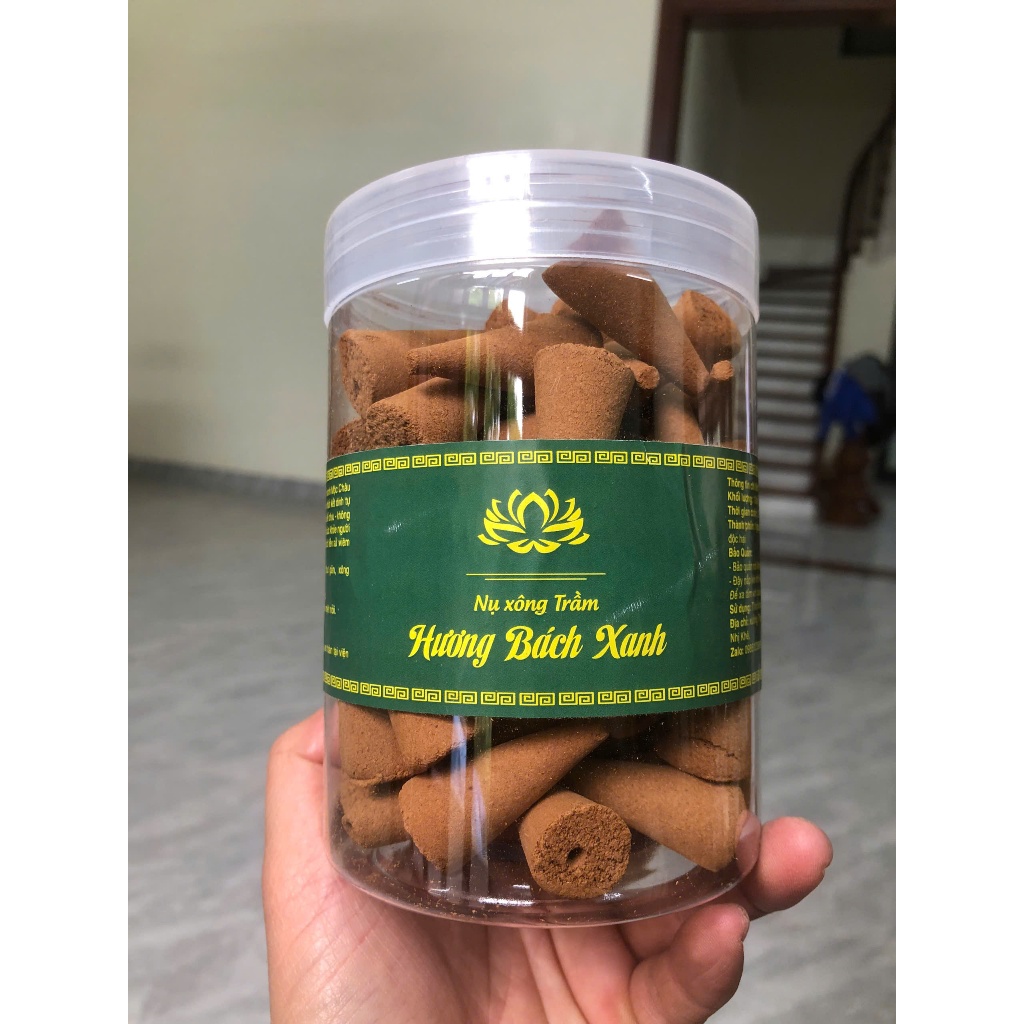 Nhang Nụ Xông Trầm Thảo Mộc Bách Sạch nguyên chất Xông Nhà - Đuổi côn trùng- chiêu Tài Lộc
